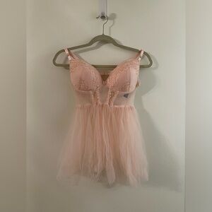 Baby Pink & Gold Escanté Tutu Lingerie Teddy